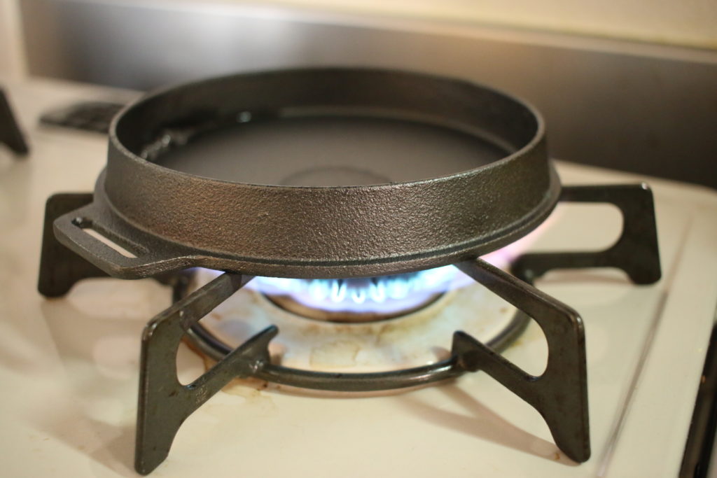 熱して水分を飛ばす